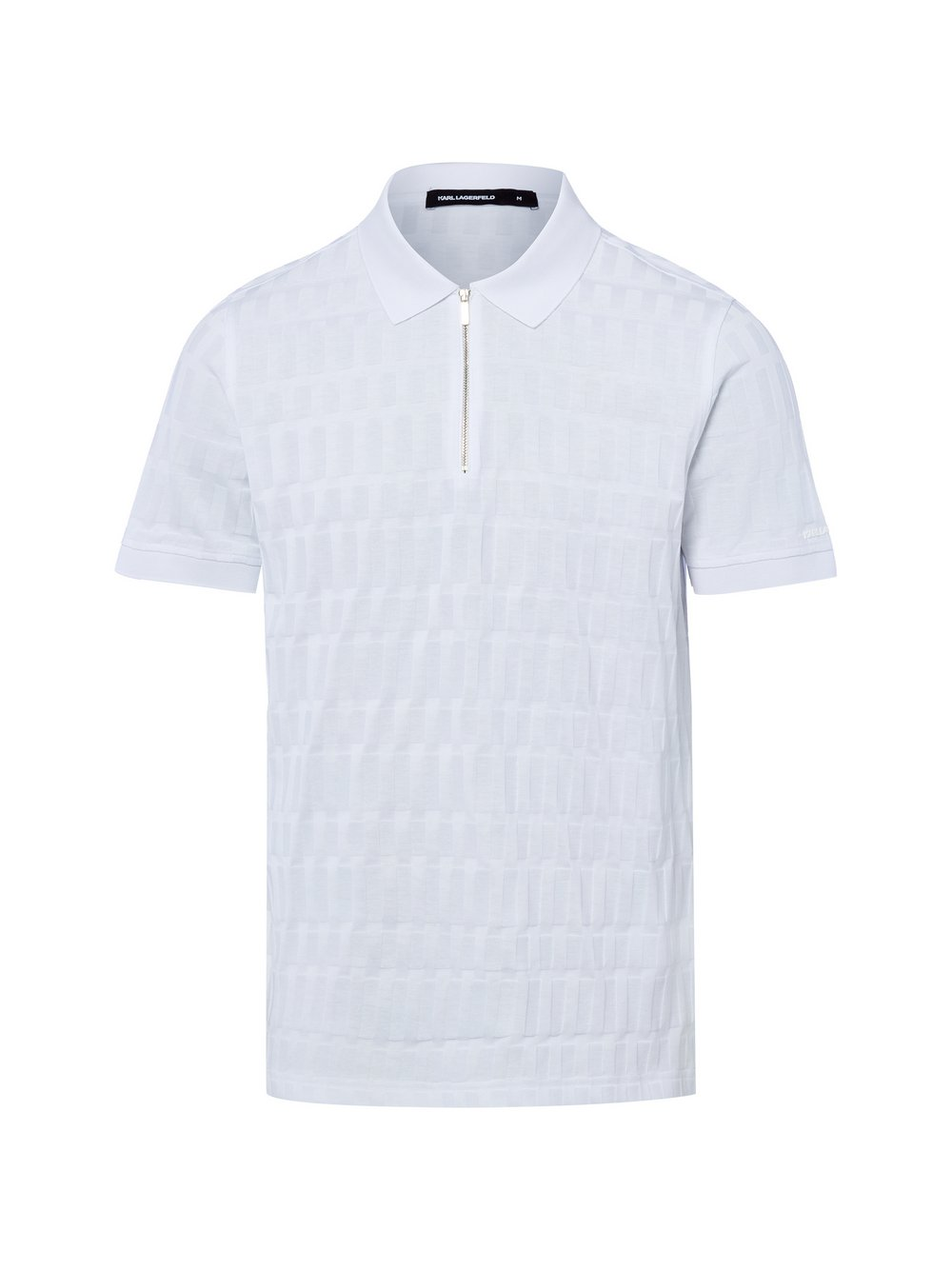KARL LAGERFELD Męska koszulka polo Mężczyźni Bawełna czarny, XL