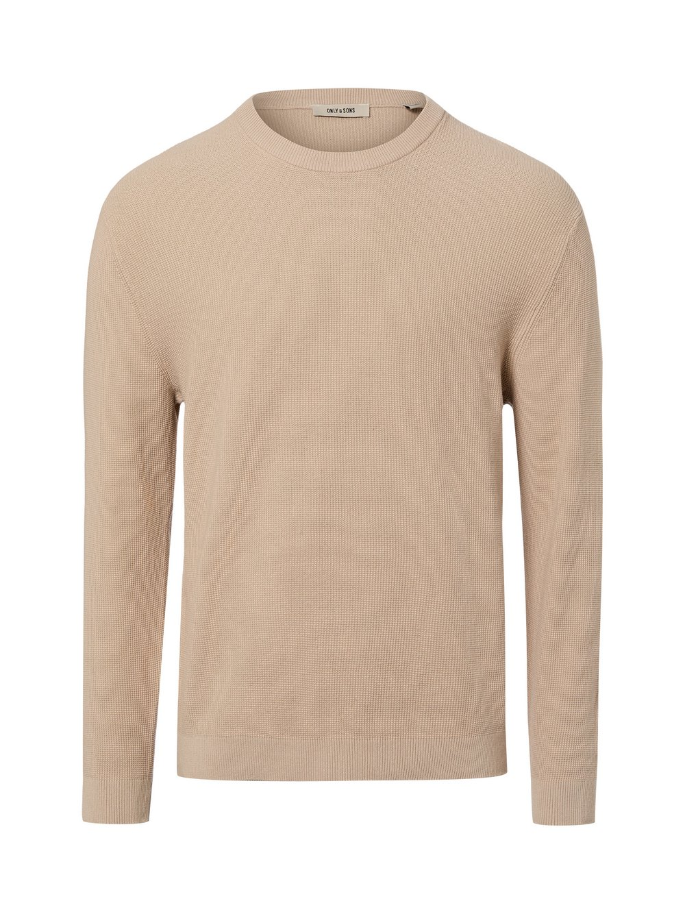 Only&Sons Męski sweter z dzianiny - ONStoney Mężczyźni Bawełna brązowy, XXL