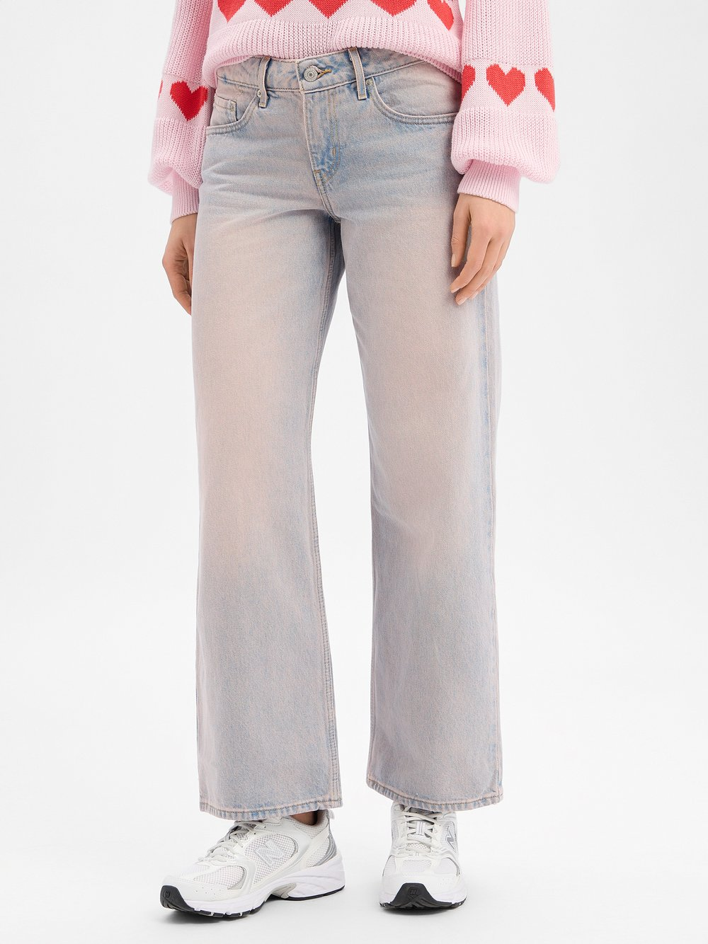 Levi's Dżinsy - Low Loose Kobiety Bawełna różowy|niebieski|wielokolorowy, 28-32