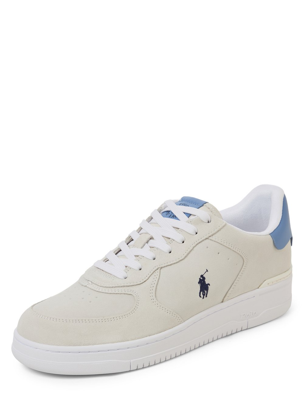 Polo Ralph Lauren Skórzane sneakersy - Masters Court Mężczyźni skóra beżowy, 43