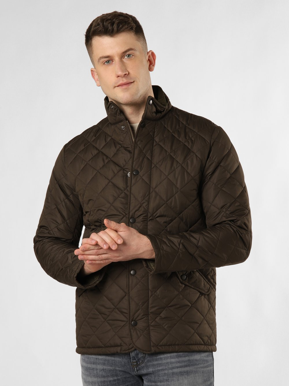 Barbour Męska kurtka pikowana - Chelsea Mężczyźni zielony, M