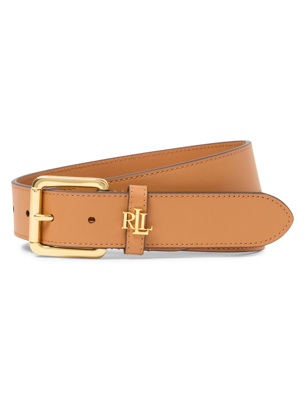 Lauren Ralph Lauren Damski pasek skórzany - CARRYOVER Kobiety skóra brązowy, M