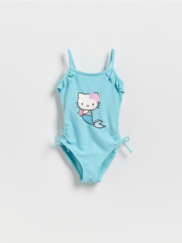 Reserved - Strój kąpielowy Hello Kitty - jasnoturkusowy miniaturka