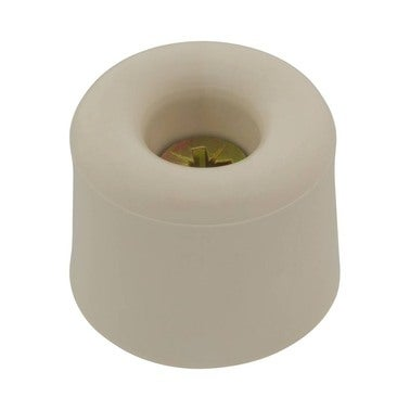 Odbojnik do drzwi gumowy przykręcany biały fi 32 mm miniaturka