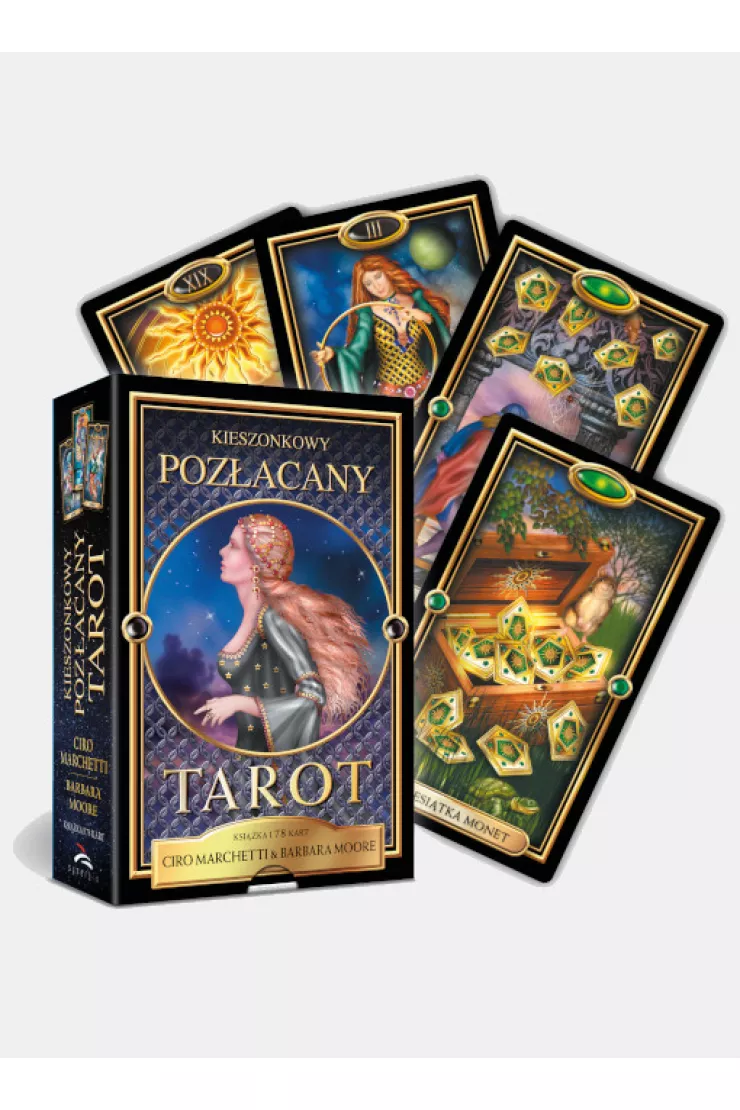 Kieszonkowy Pozłacany Tarot