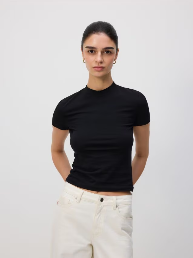Reserved - T-shirt regular - czarny