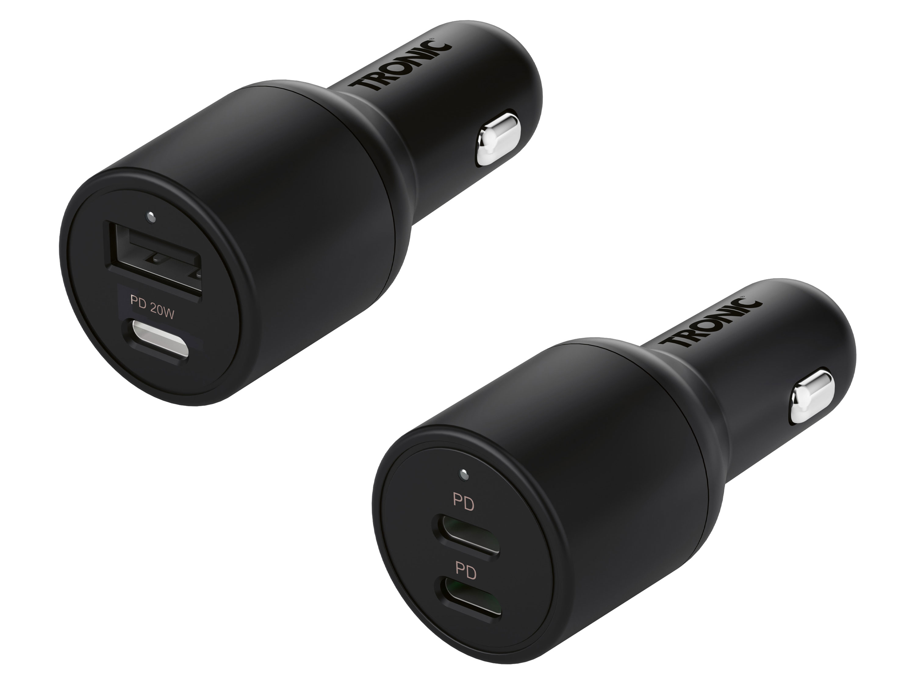 TRONIC® Ładowarka samochodowa "TCR36 A1" USB-A & USB-C, 2x USB-C miniaturka
