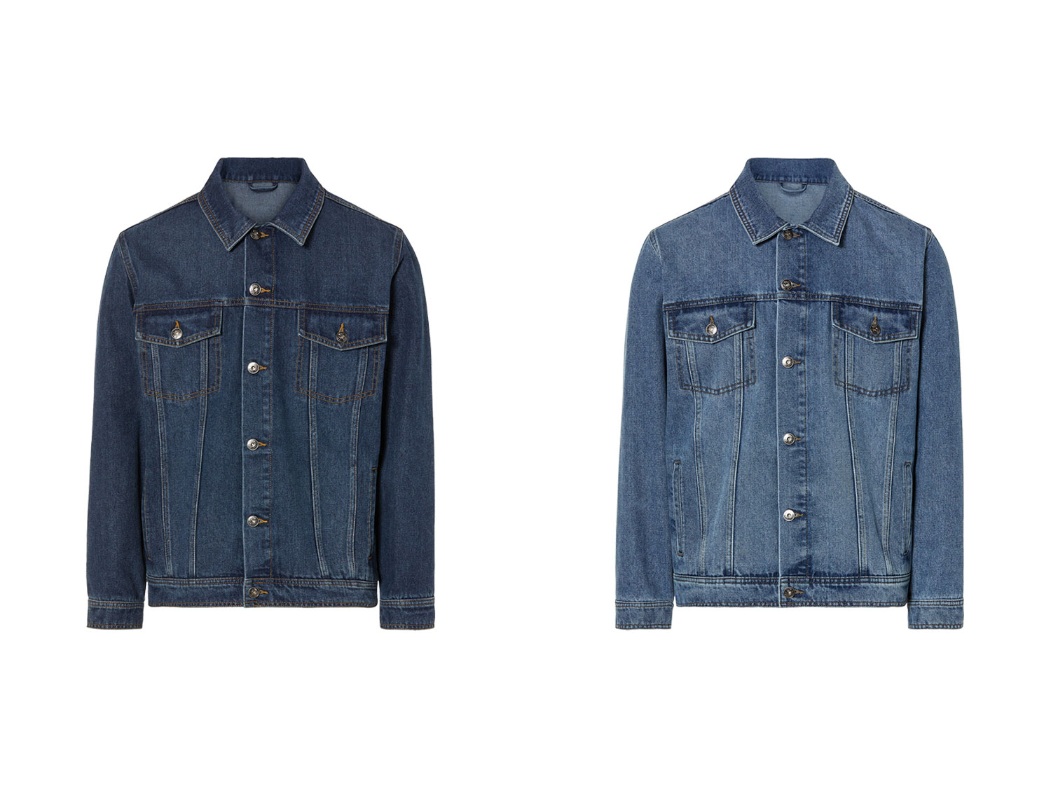 LIVERGY® Kurtka jeansowa męska z bawełny miniaturka