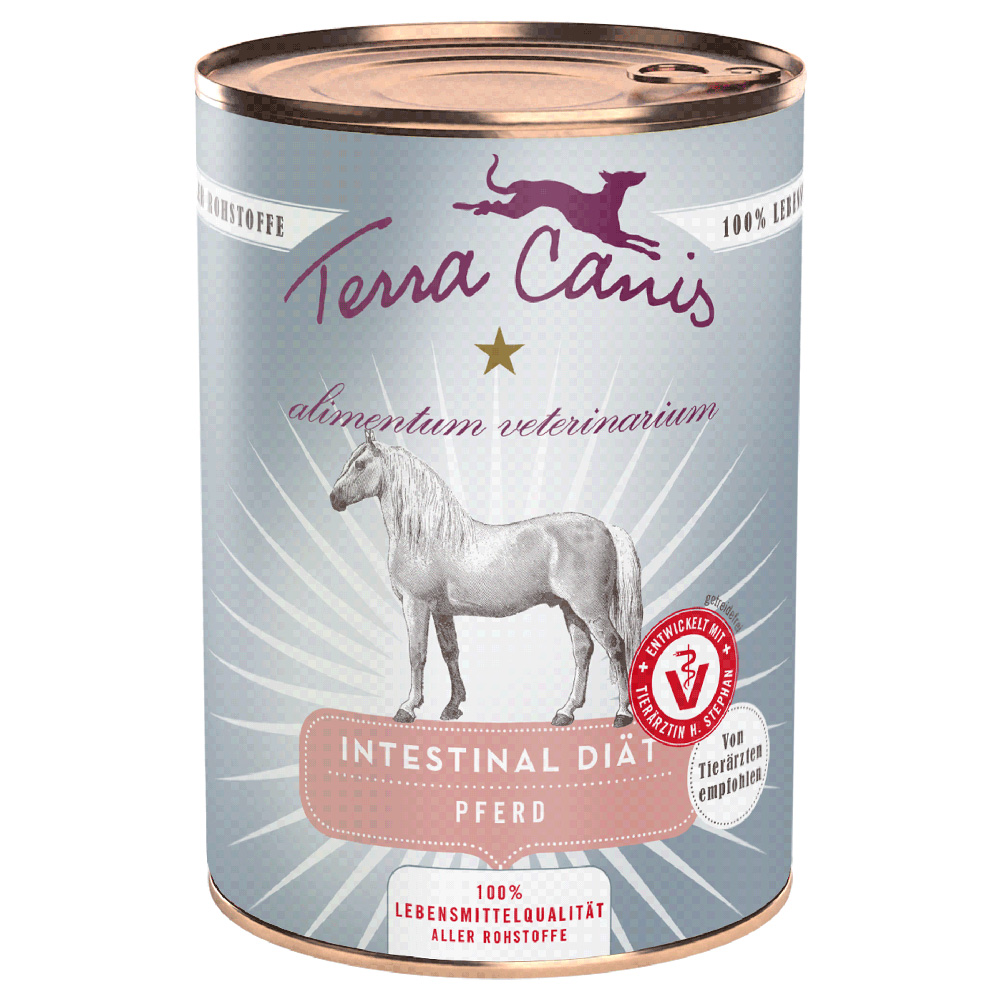 Korzystny pakiet Terra Canis Alimentum Veterinarium Intestinal, 12 x 400 g - Konina