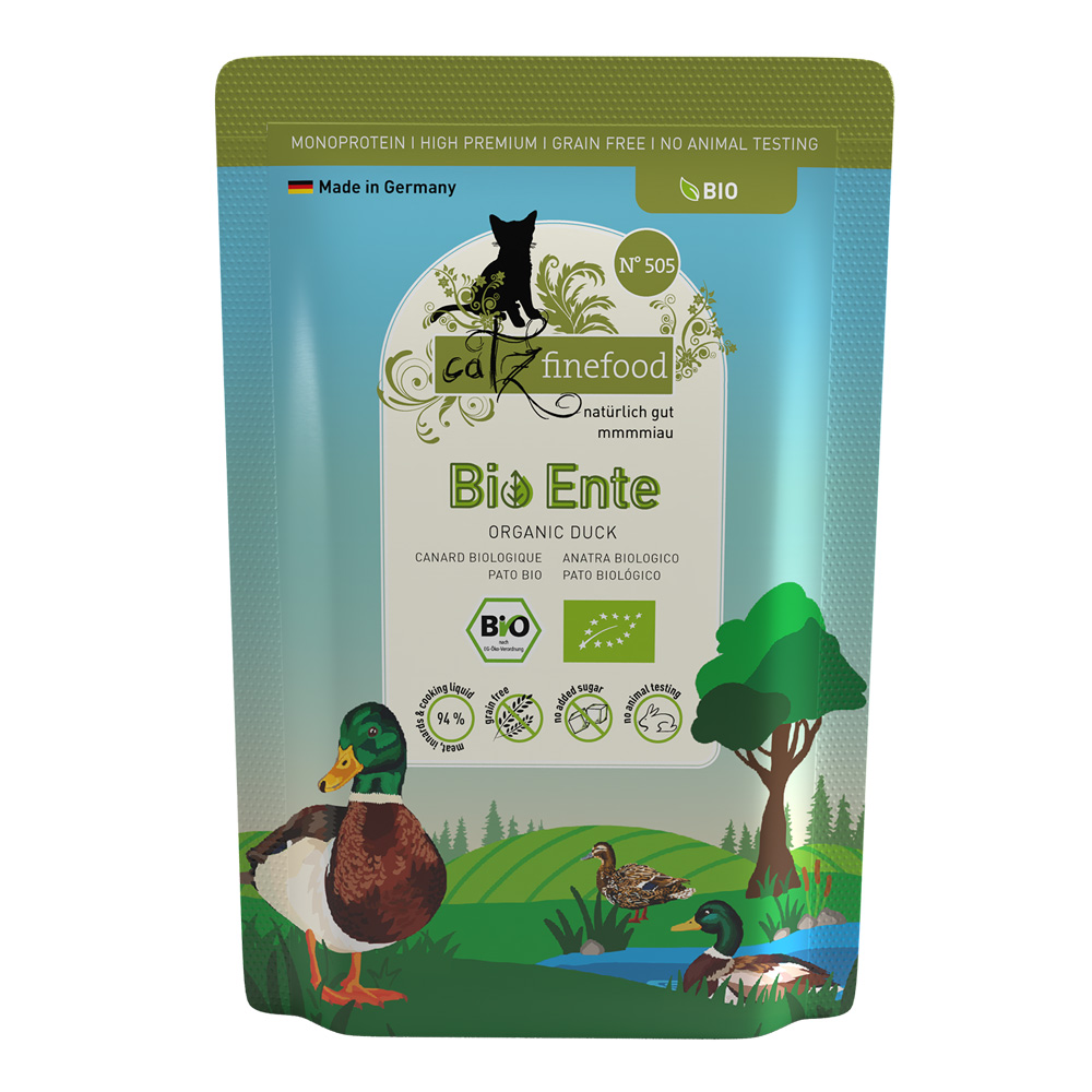 catz finefood bio, 12 x 85 g - No.505 Biokaczka