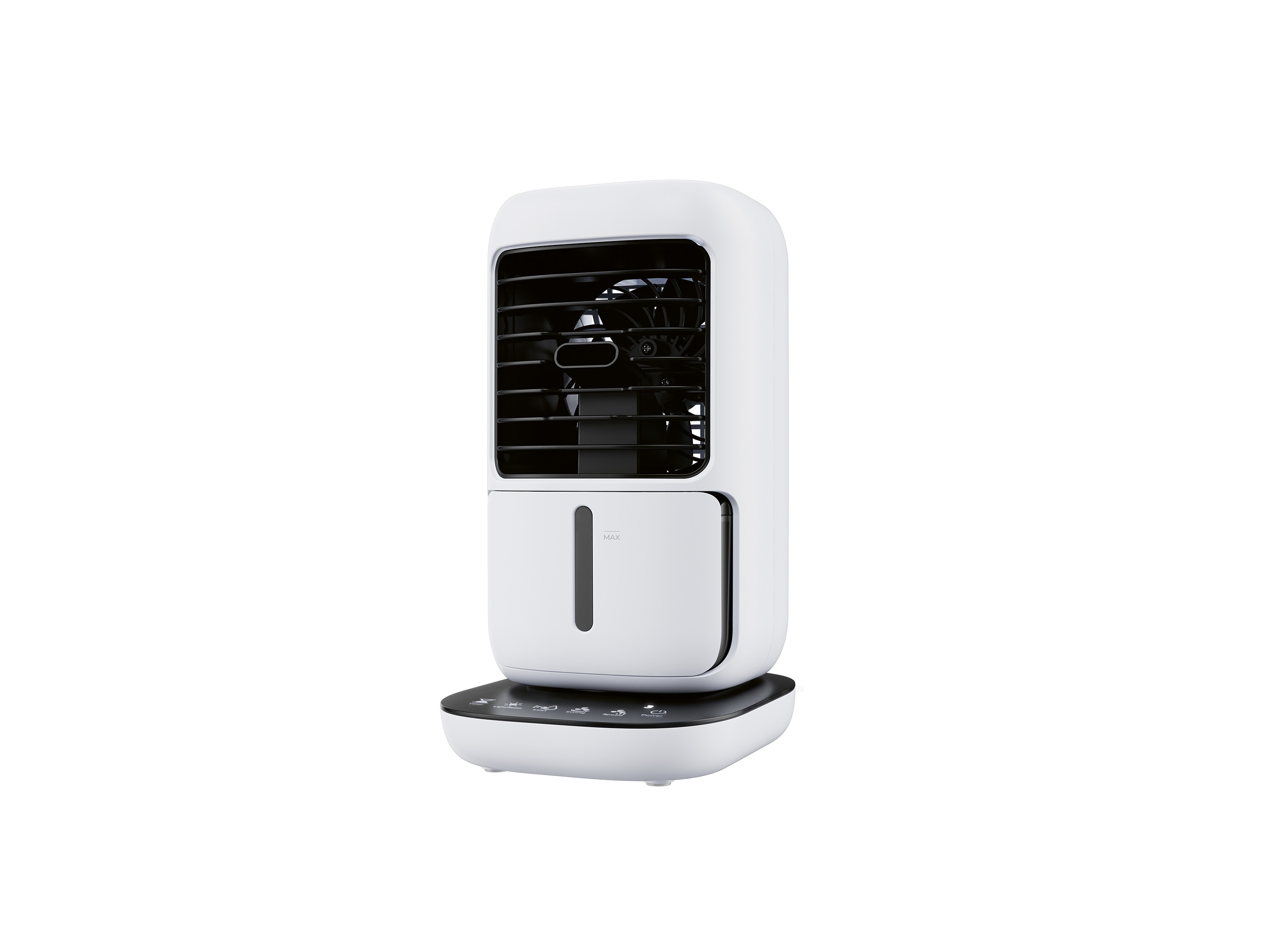 SILVERCREST® Klimatyzer stołowy z funkcją mgiełki, nastrojowe światło LED