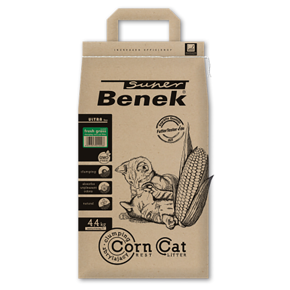Super Benek CORNCat Ultra Świeża trawa - 7 l (ok. 4,4 kg) miniaturka