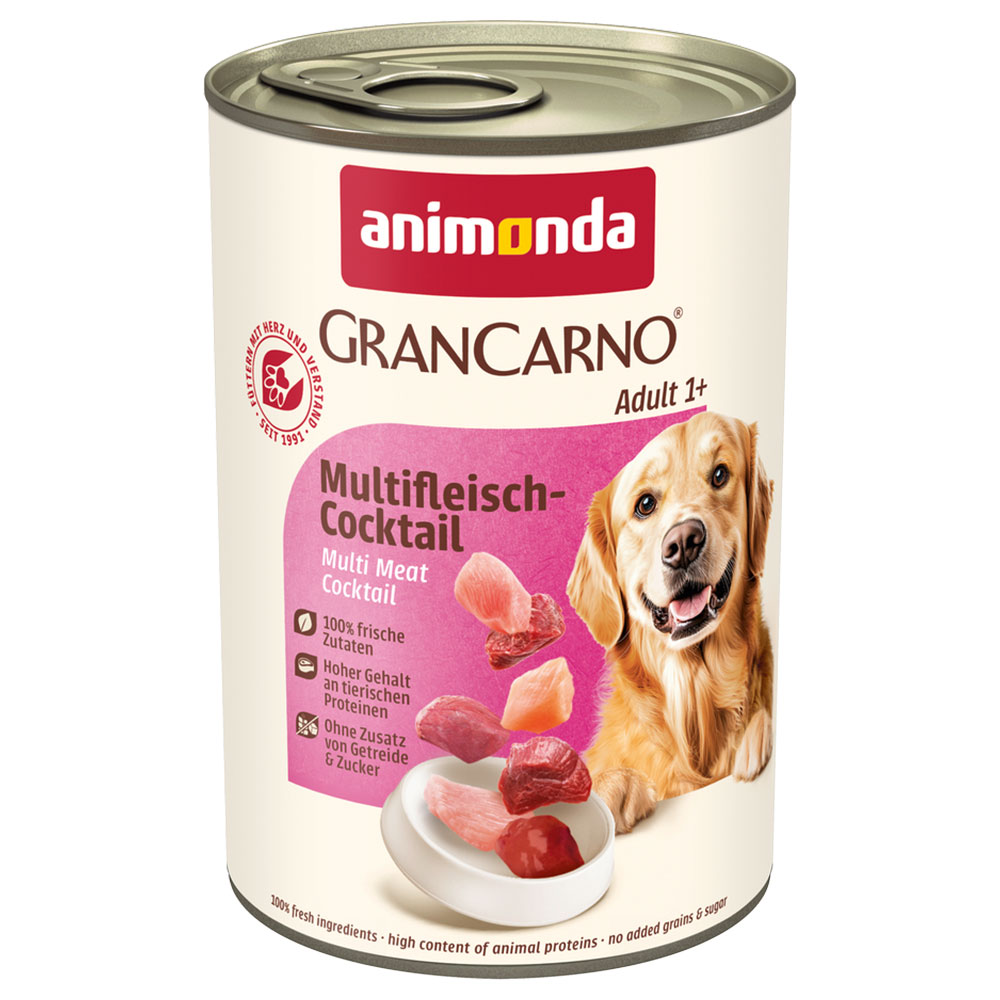 Megapakiet animonda GranCarno Original Adult, 24 x 400 g - Koktajl wielomięsny
