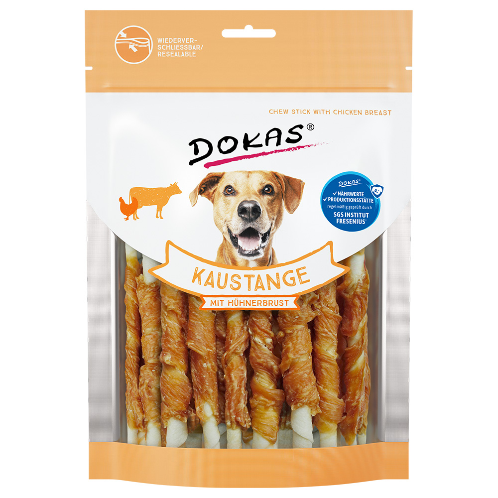 Dokas pałeczki do żucia, pierś z kurczaka - 200 g