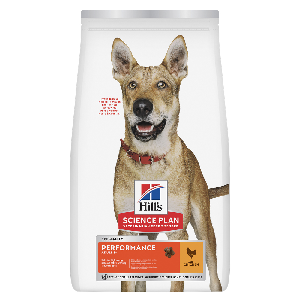 Dwupak Hill's - Adult 1+ Performance, kurczak, 2 x 14 kg