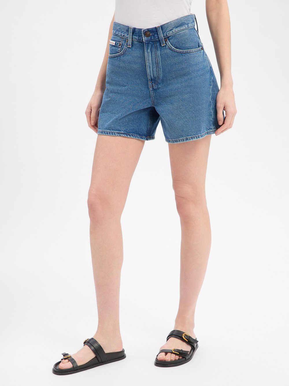 Calvin Klein Jeans Damskie szorty dżinsowe Kobiety Bawełna niebieski, 25