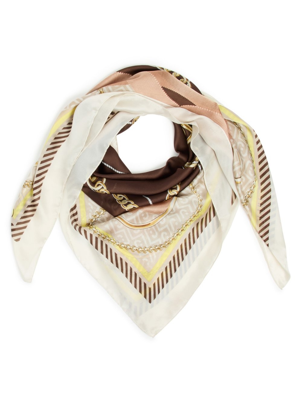 Liu Jo Collection Szalik damski Kobiety Sztuczne włókno beżowy|brązowy, ONE SIZE