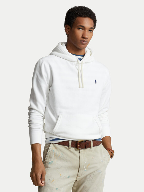 Polo Ralph Lauren Bluza Fleece 710766778009 Biały Regular Fit