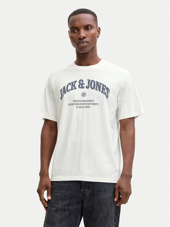 Jack & Jones T-Shirt Denver 12291213 Biały Relaxed Fit