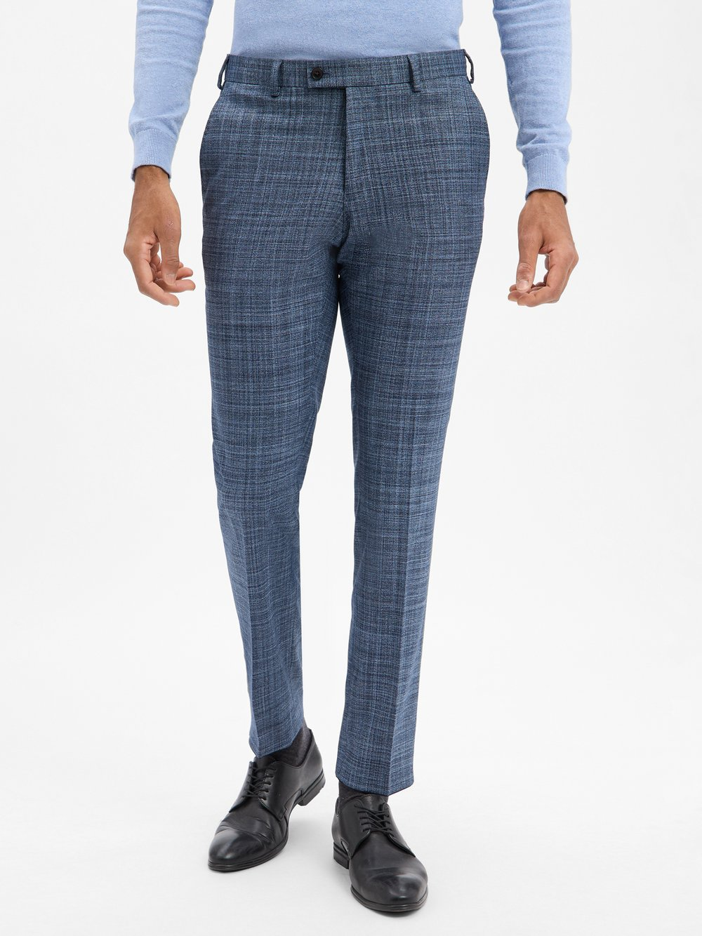 Andrew James Spodnie - Mitch Mężczyźni Modern Fit niebieski, 28