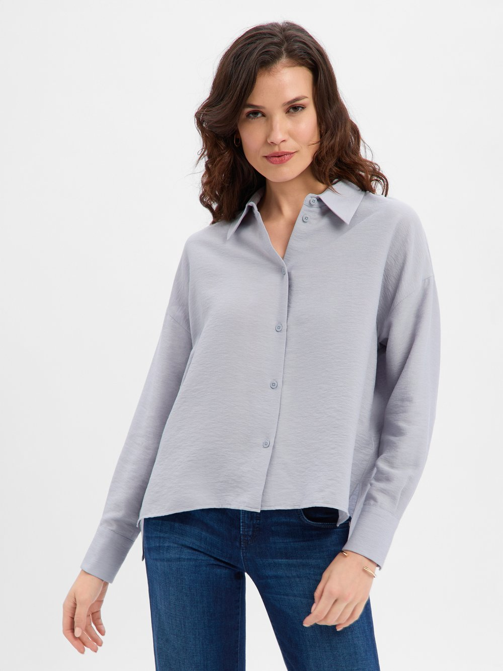 Drykorn Bluzka damska - Cloelia Kobiety szary, 36