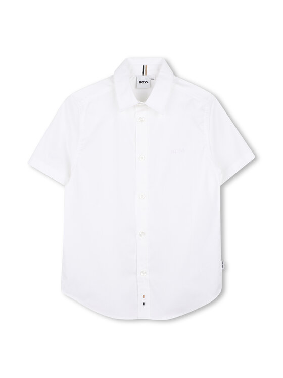 BOSS Koszula J53160 S Biały Regular Fit
