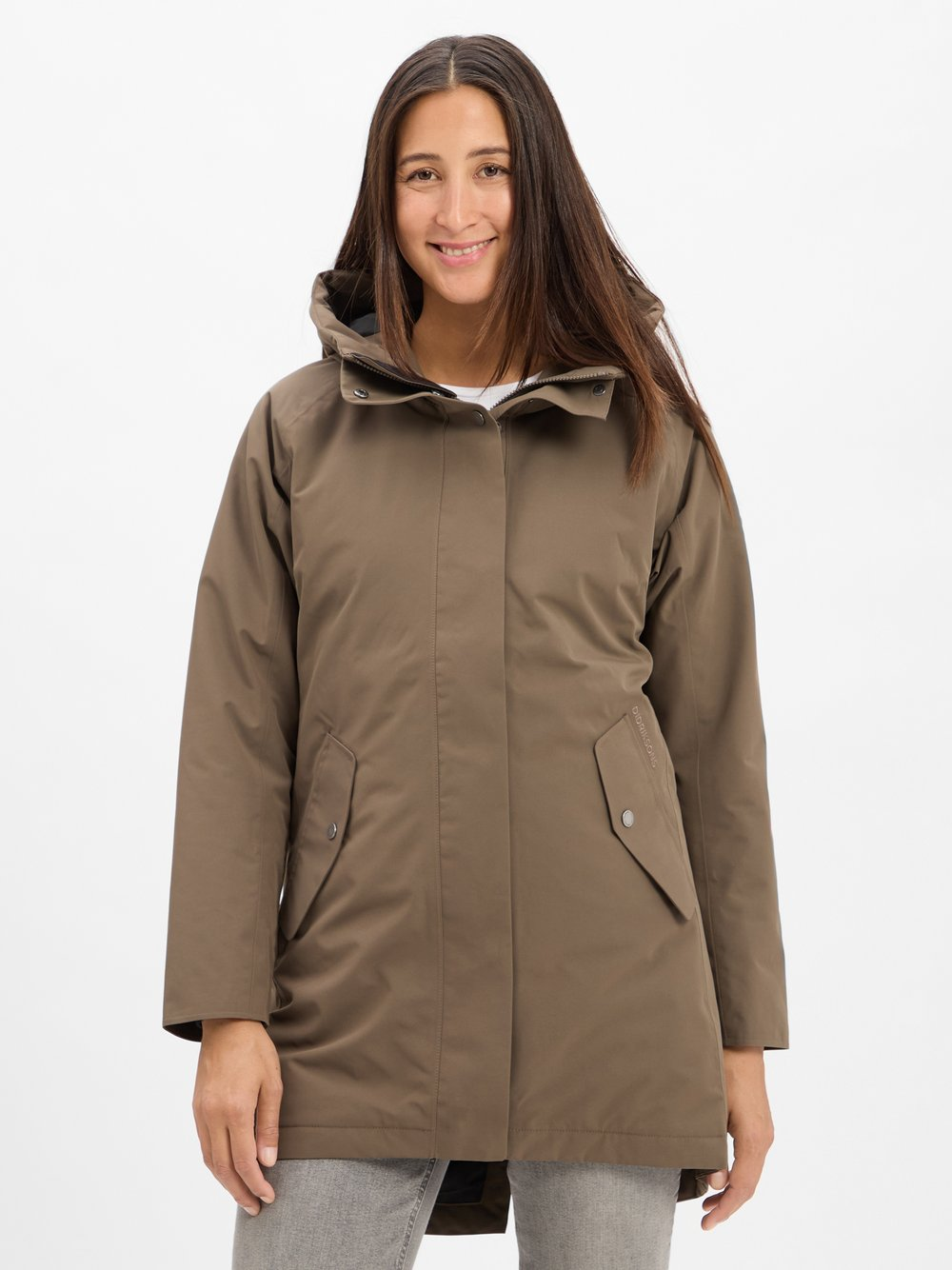 Didriksons Parka damska - Alana Kobiety zielony|szary, 36