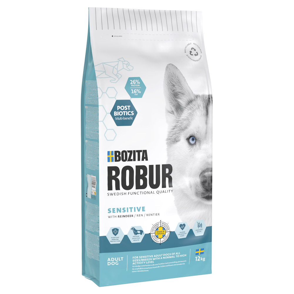 Bozita Robur Sensitive Grainfree, renifer - 12 kg