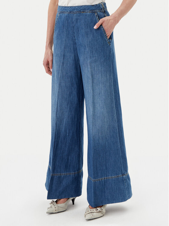 PINKO Jeansy New Paolina 104823 A2GQ Niebieski Wide Leg