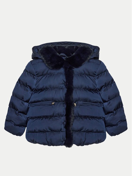 Abel & Lula Kurtka zimowa 5837 Granatowy Regular Fit