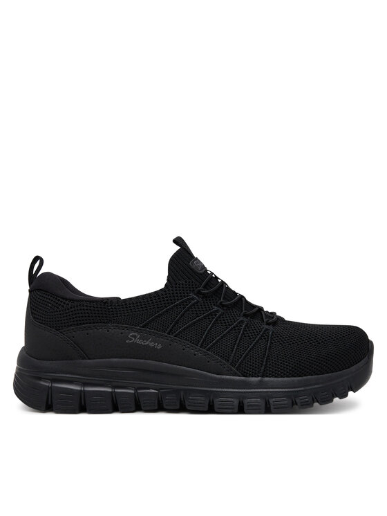 Skechers Sneakersy Graceful - Picture Perfect 100702/BBK Czarny
