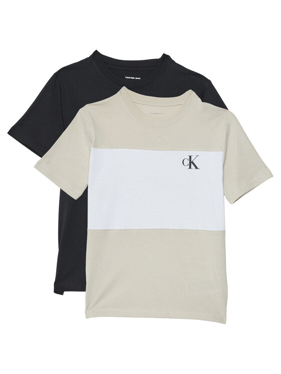 Calvin Klein Jeans Komplet t-shirtów LVCKSJA46B Kolorowy Regular Fit