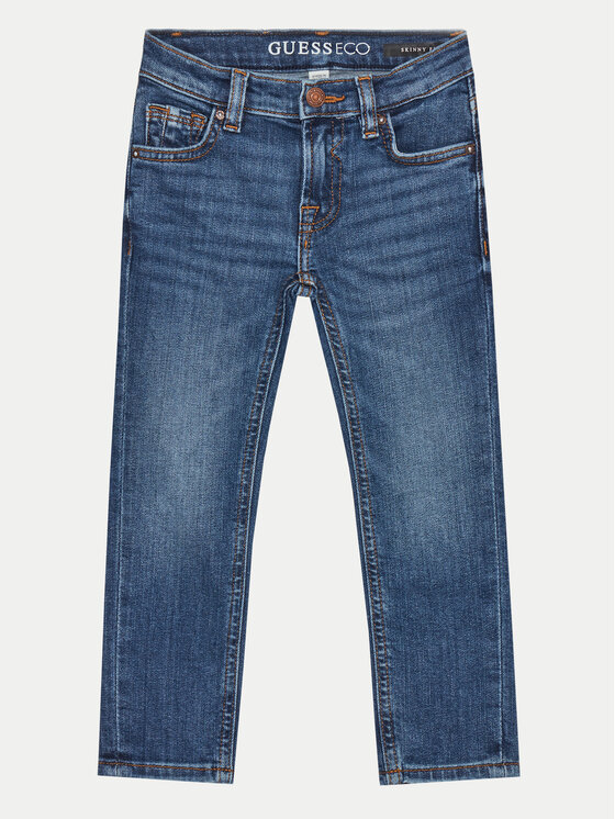 Guess Jeansy N2RA08 D4GV0 Niebieski Skinny Fit