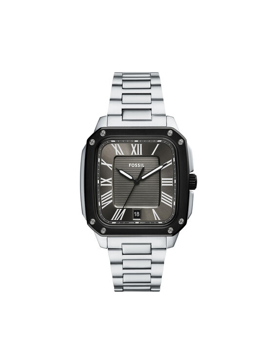 Fossil Zegarek Crosby FS6122 Srebrny
