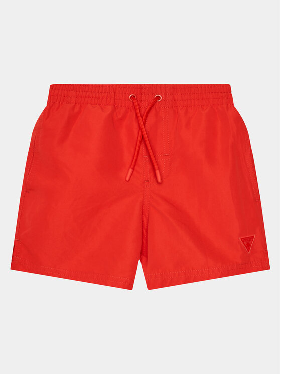 Guess Szorty sportowe L4GZ06 WG282 Czerwony Regular Fit