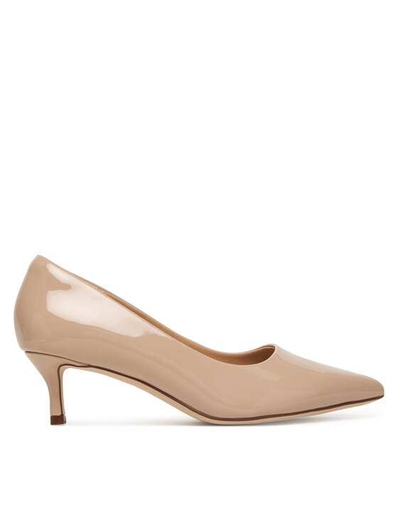 Clarks Czółenka Zarey Court 26183154 Beżowy