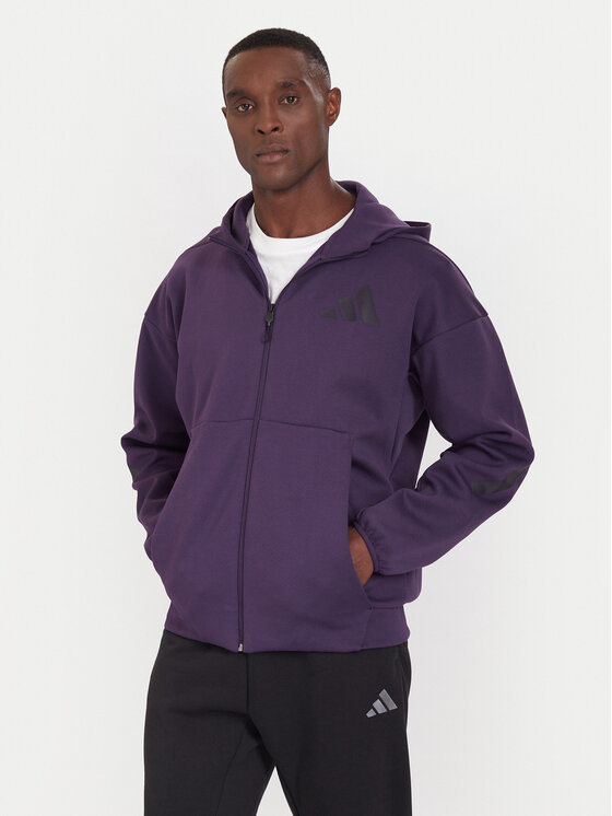 adidas Bluza Z.N.E. KB7124 Fioletowy Regular Fit