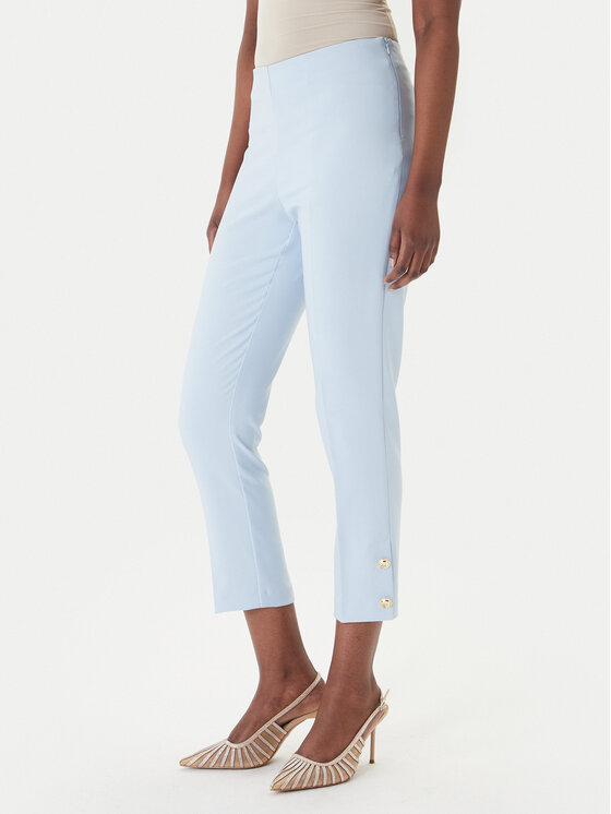 Rinascimento Spodnie materiałowe CFC0128641003 Błękitny Slim Fit