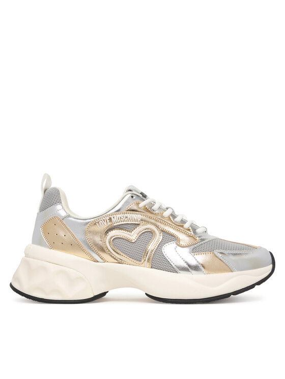 LOVE MOSCHINO Sneakersy JA15456G0OIQC90A Biały