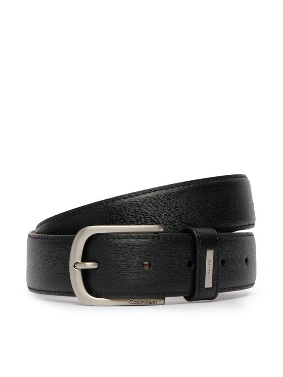 Calvin Klein Pasek Casual Pin Buckle 32Mm Fixed LV04D7072G Czarny