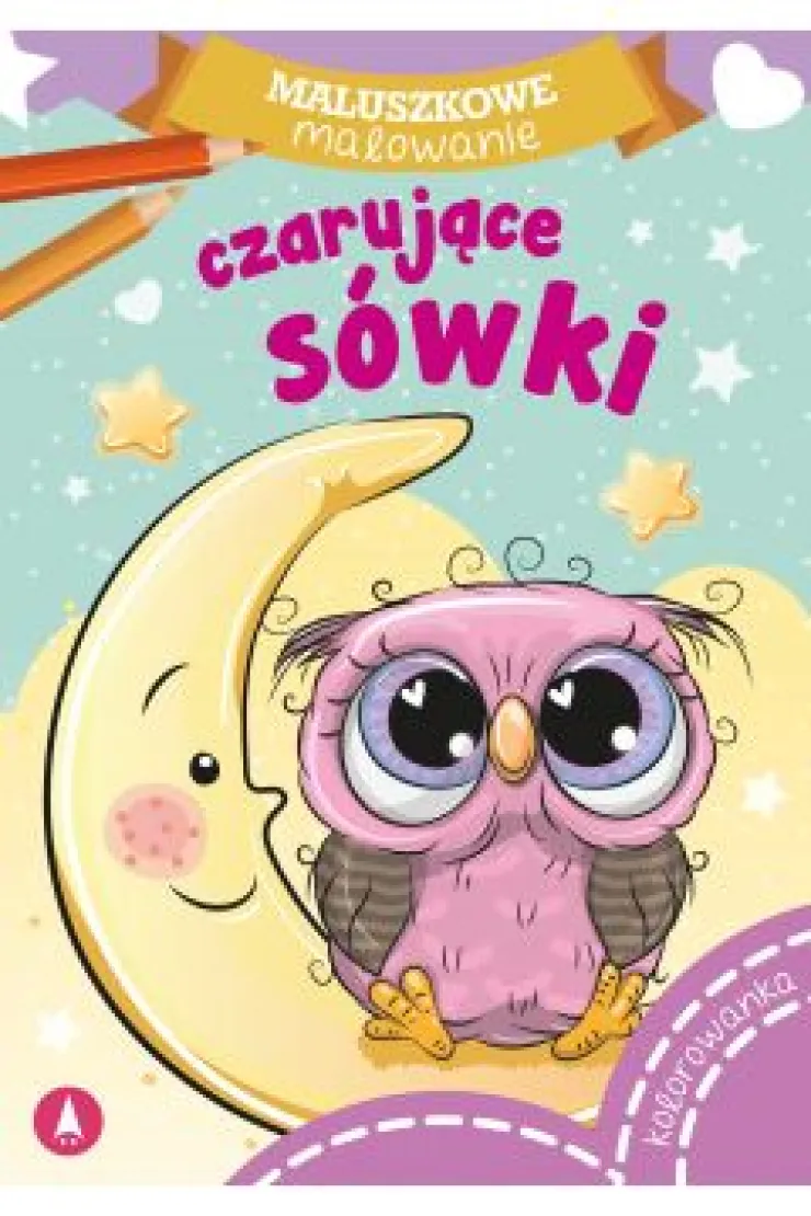 Malowanka A5 Maluszkowe malowanie. Czarujące sówki SKRZAT 074246 miniaturka