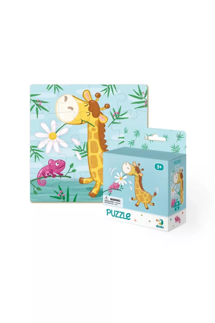Puzzle 16 el. Żyrafa
