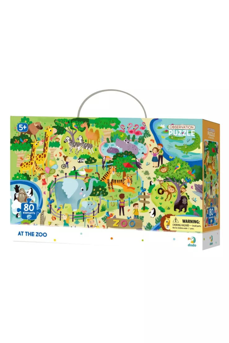 Puzzle obserwacyjne 80 el. W Zoo