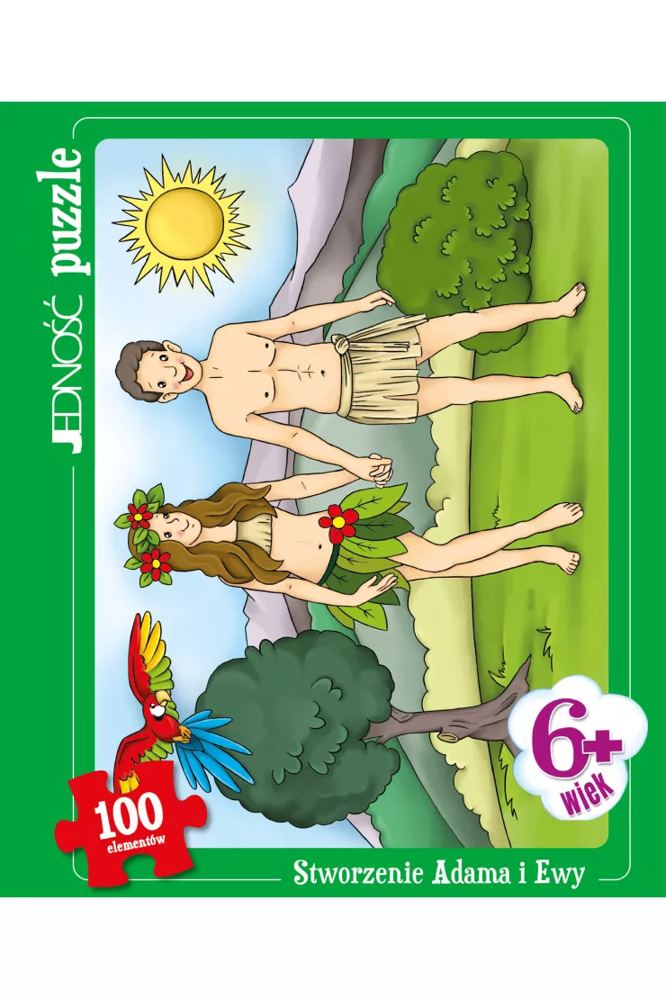 Puzzle 100 el. Stworzenie Adama i Ewy