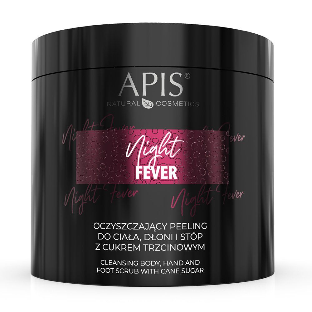 Apis Night Fever Oczyszczający peeling do ciała dłoni i stóp 650 ml