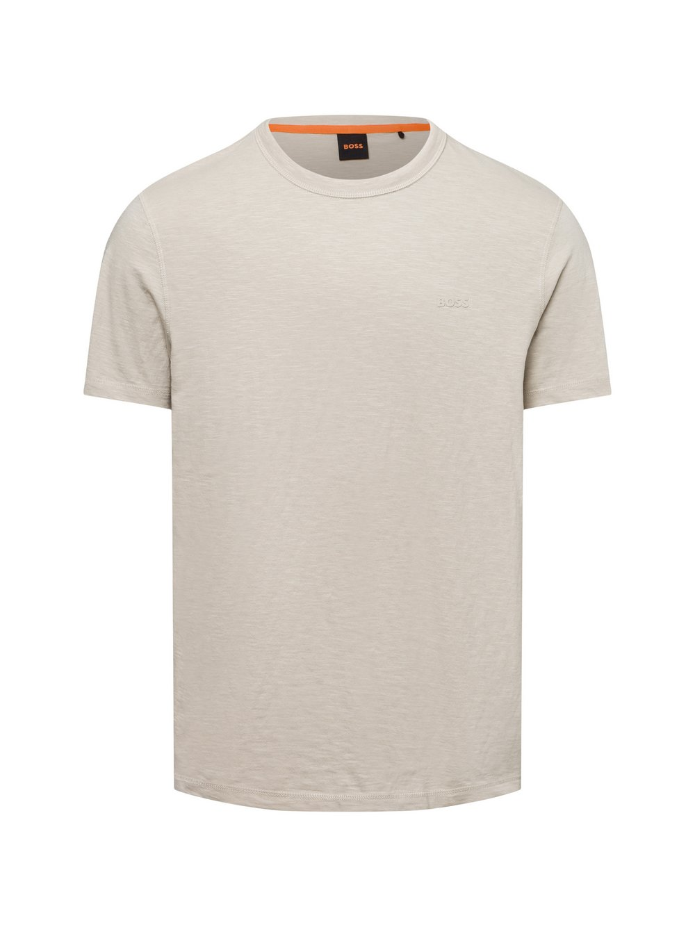 BOSS Orange Koszulka męska - Tegood Mężczyźni Bawełna beżowy, XL
