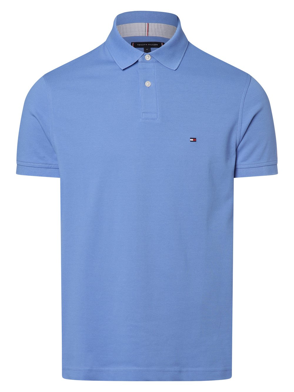 Tommy Hilfiger Męska koszulka polo Mężczyźni Bawełna niebieski, S