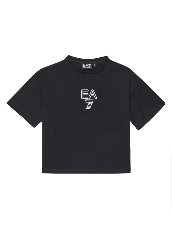 EA7 Emporio Armani T-Shirt 7G000042 AF12503 UC001 Czarny Relaxed Fit