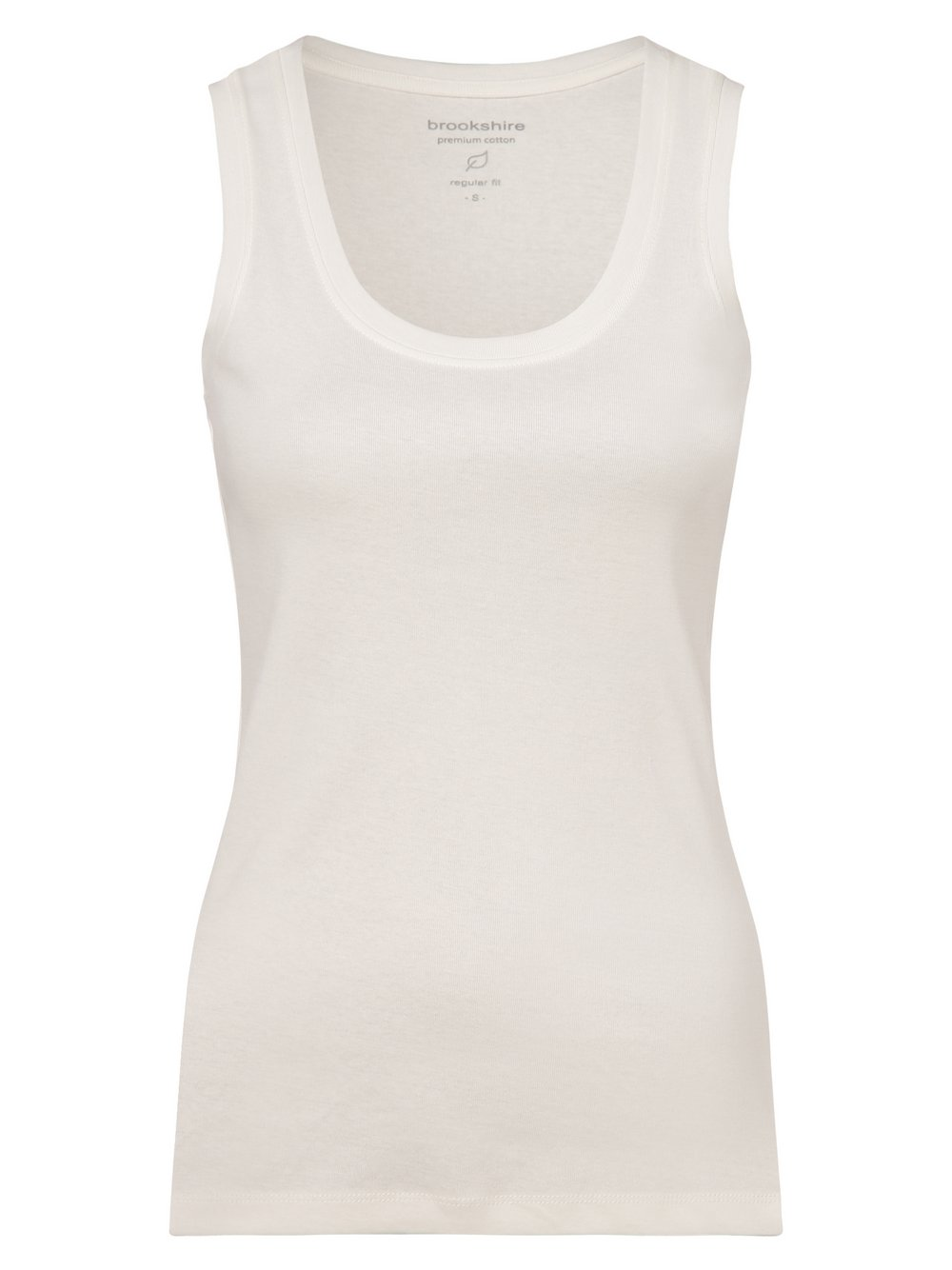 brookshire Top damski Kobiety Bawełna biały, S
