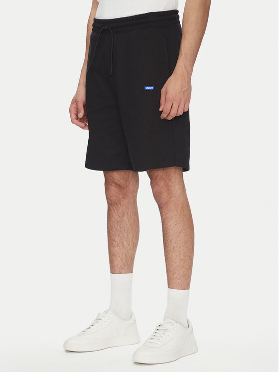 HUGO Szorty sportowe Nasensio 50522364 Czarny Regular Fit
